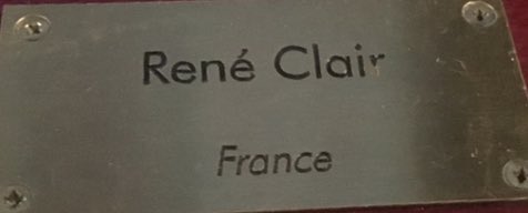  #LesCinéastesDuHangarRangée 9194 - RENÉ CLAIR11 novembre 1898 - 15 mars 1981(France)- Entr’acte (24)- Sous les Toits de Paris (30)- À Nous la Liberté (31)- Quatorze Juillet (33)- Ma Femme est une Sorcière (42)- C’est Arrivé Demain (44)- Les Grandes Manœuvres (55)