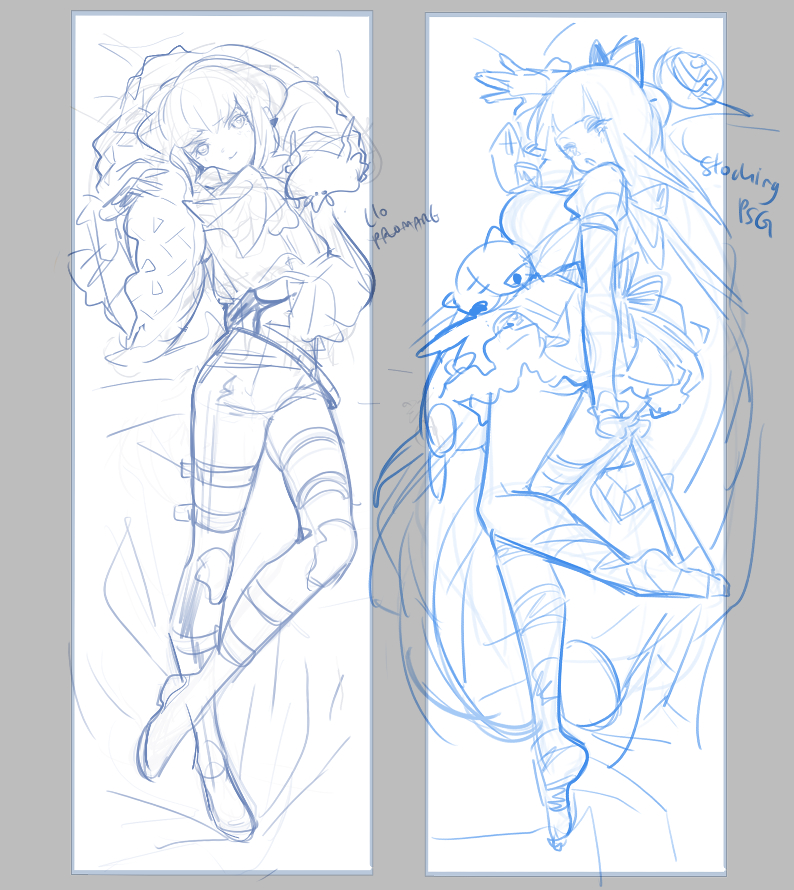 hmmm some daki suggestions by people lol now i realise it is hard to draw dakis without repeating poses 