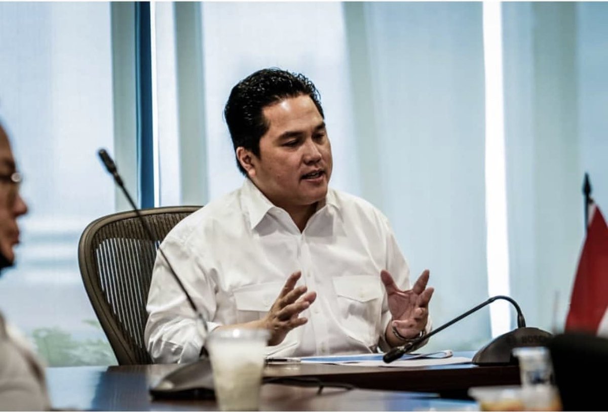 A_Sugiarto2015's tweet photo. Menteri BUMN, Wamen-I, Wamen-II BUMN, kick off Pasar Digital (PaDi) UMKM, akan mempertemukan UMKM dengan BUMN (15/6/2020) #SelaluAda #UntukIndonesia 

Bismillahirrahmanirrahim .. https://t.co/ptF5t92kVq