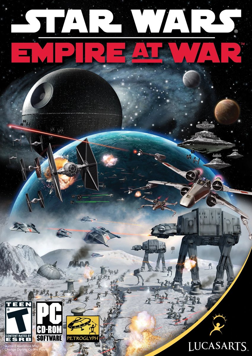 2006Star Wars: Empire at War (PC) by  @petroglyphgames /LucasArts. A very nice RTS. Still play it.