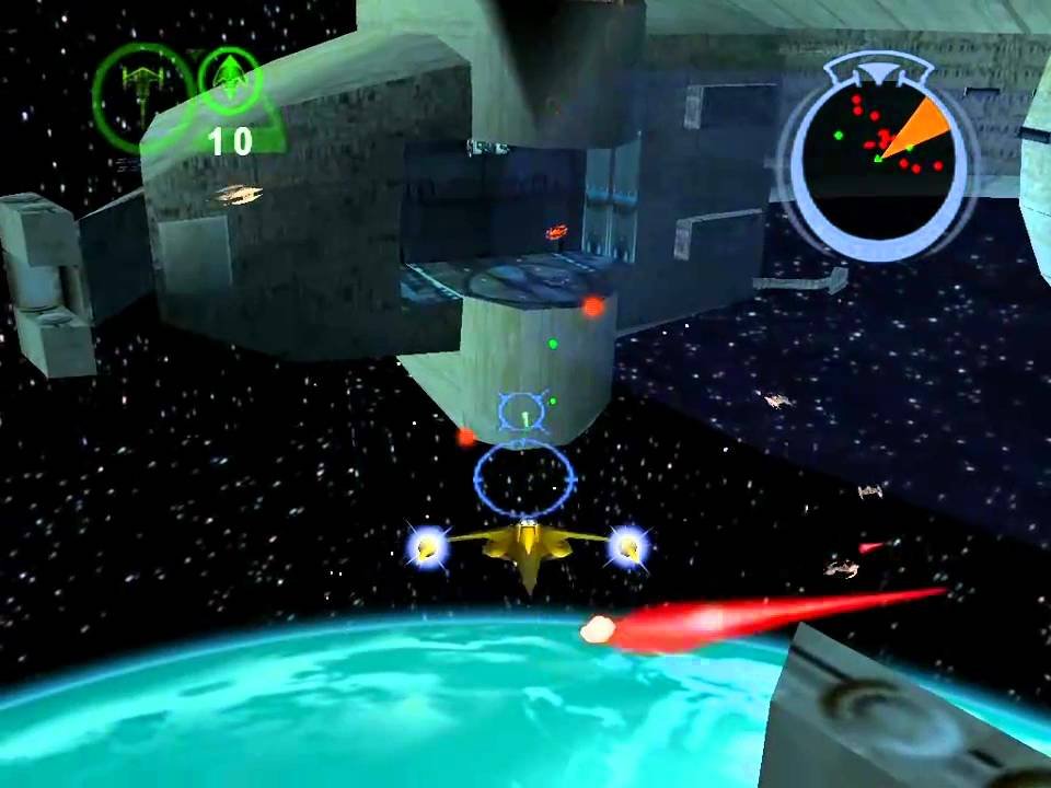 2000Two years after Rogue Squadron, the Factor 5/LucasArts team is back with Star Wars Episode I: Battle for Naboo (PC, N64).A sadly forgotten SW space game.