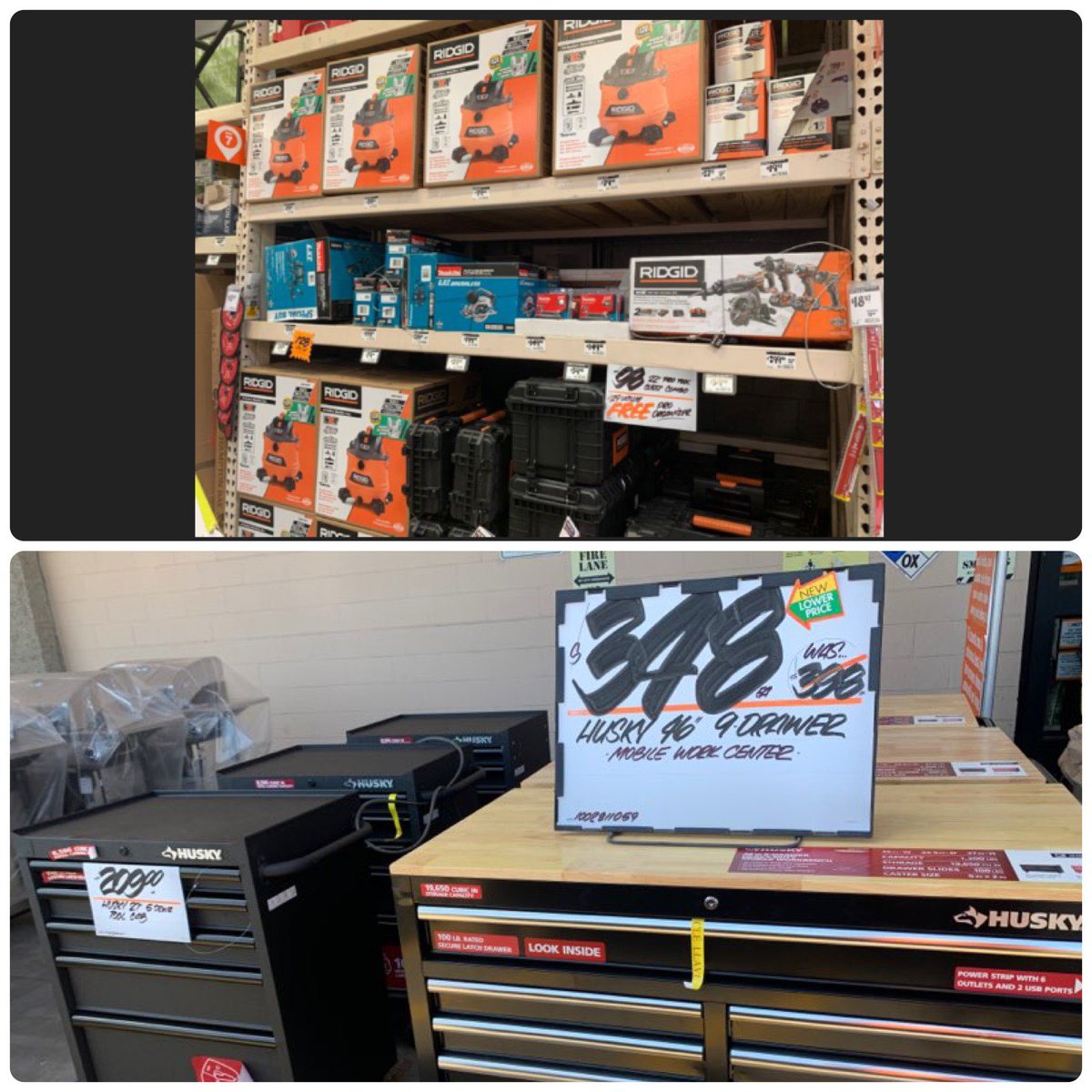 rios4598's tweet photo. Tool days ready!✅ Father’s Day ready!✅ your local Santa Ana Home Depot is ready for any of your DIY or contractor jobs!!! #homeorbuisness #tooldays #Father's Day @downeypackerfan @Steven_Mousseau @ANewmanhd @homedepot606 @YeseniaASM0606 @dennis_kimuli https://t.co/nSX0IYtyld
