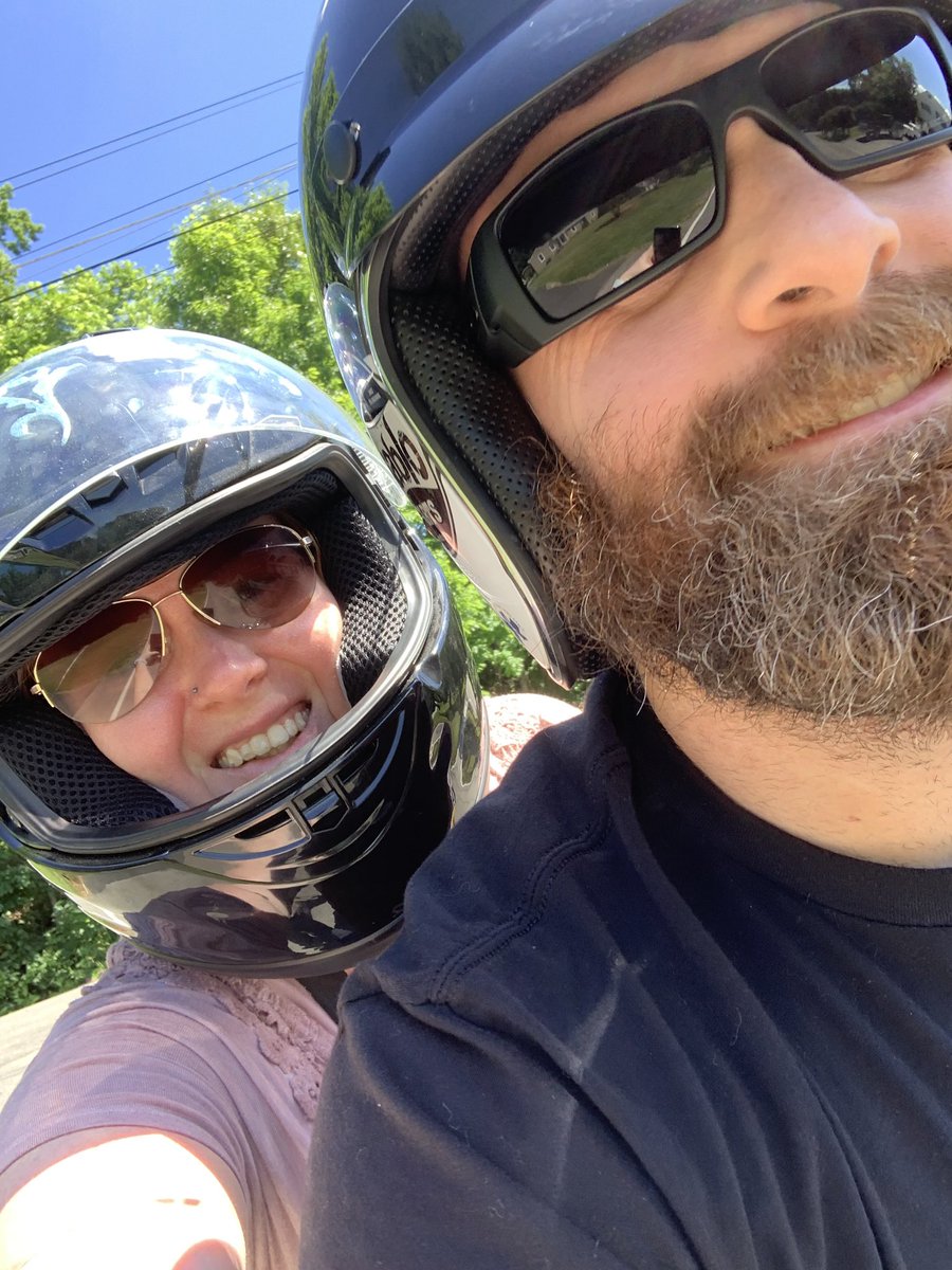 TheReal_CraigC's tweet photo. First ride out together since Vickie got pregnant..Solo rides are good, but nothing beats a ride on the backroads with my wife!!! https://t.co/JUEPoWUW3G
