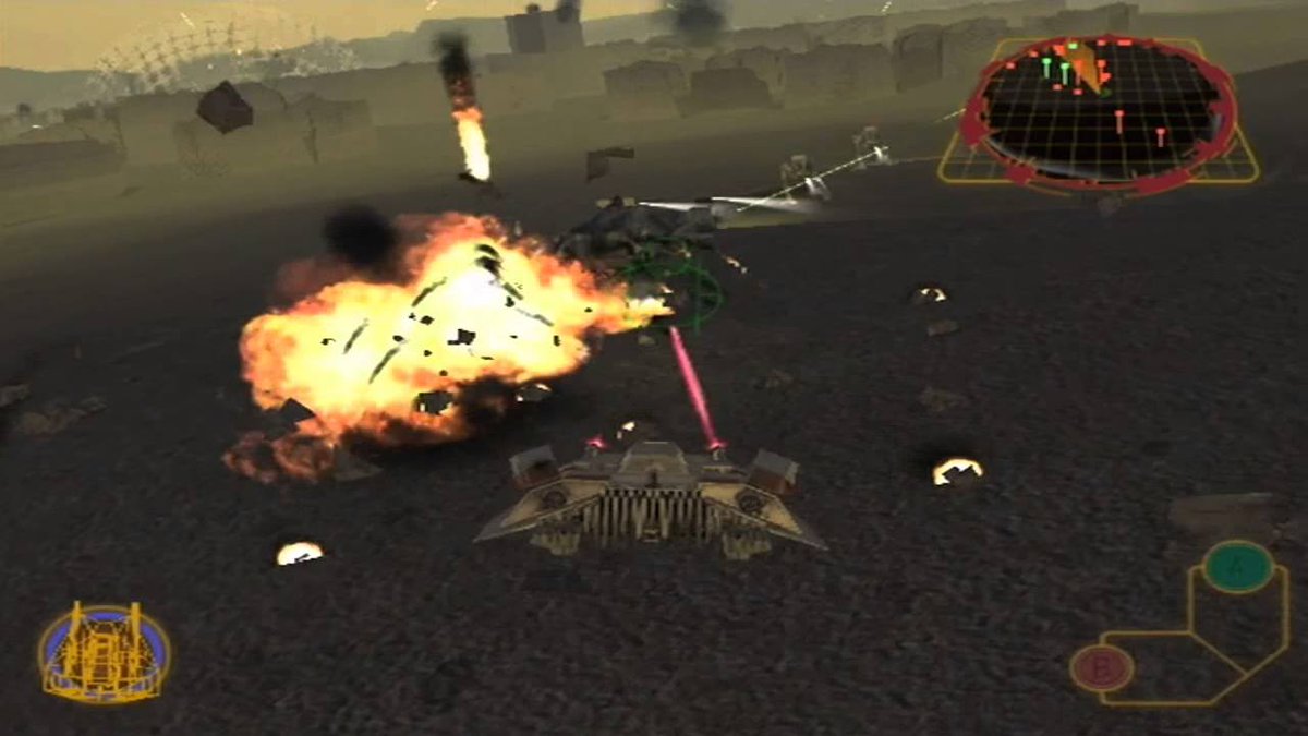 2003Star Wars Rogue Squadron III: Rebel Strike (GameCube): This is the end my friends. Factor 5 says goodbye. The last LucasArts-published space-only game (with on-foot missions but they were not very good so let me cheat) too.But you can play Rogue Leader missions in coop! 