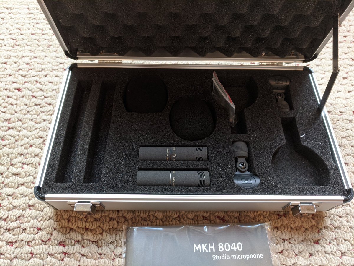 So excited the first piece of my new kit just came in. Can't wait to record with my 8040s.