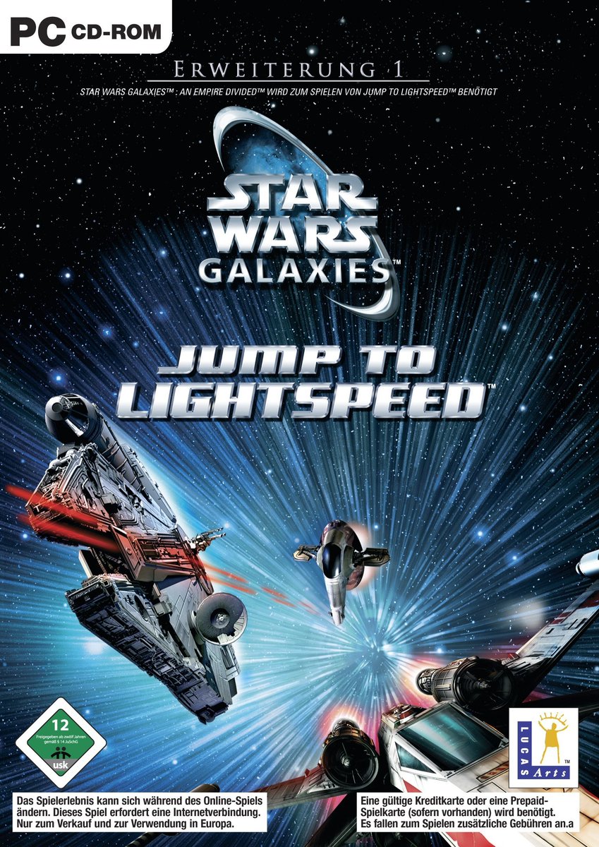 2004Star Wars Galaxies: Jump to Lightspeed (PC): An expansion for the first Star Wars MMO.