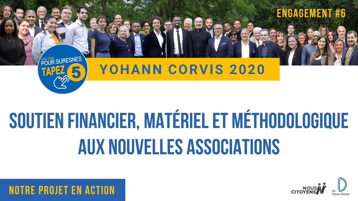 Notre projet en action : Engagement #6 avec vous pour Suresnes.
#electionsmunicipales #suresnes #HautsDeSeine #yohanncorvis #avecvouspoursuresnes #elections