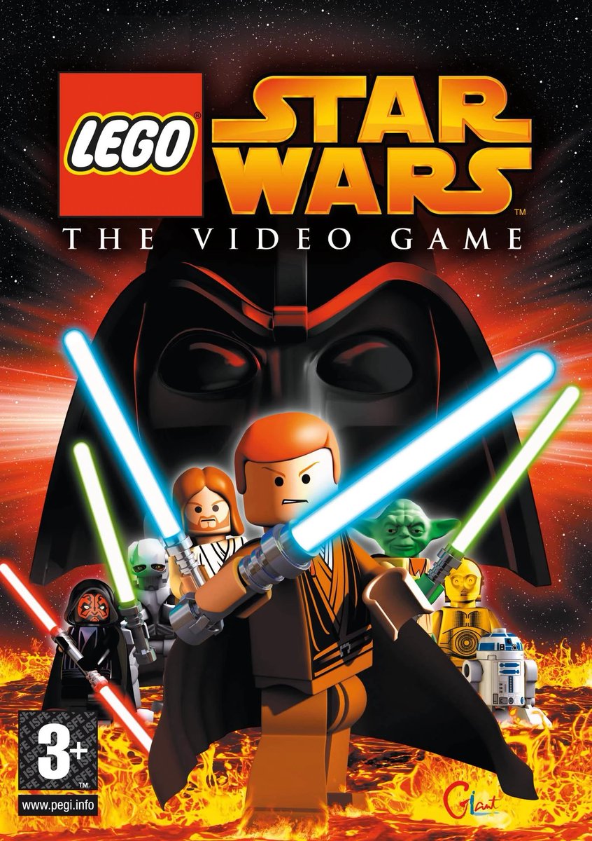 2005Lego Star Wars: The Video Game (PC, Xbox, PS2, GameCube, etc) by  @TTGames At last, a studio that survived until 2020.Great game, these Lego SW are so fun.