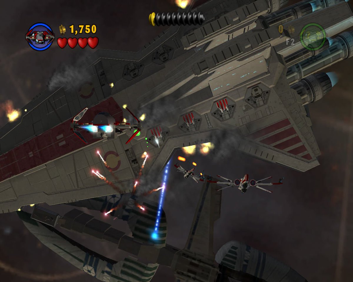 2005Lego Star Wars: The Video Game (PC, Xbox, PS2, GameCube, etc) by  @TTGames At last, a studio that survived until 2020.Great game, these Lego SW are so fun.