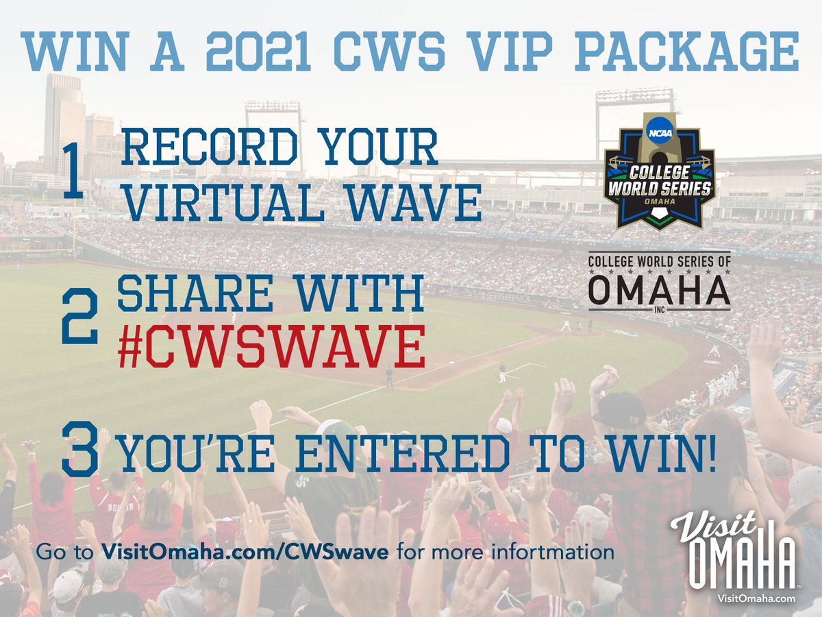 Vol_Baseball's tweet photo. Don't miss your chance to win a VIP Prize Package for the 2021 @NCAACWS !

Who knows, maybe your favorite team will be in attendance. 😉

ℹ️ DETAILS: https://t.co/wK9kT6Y6SM

#CWSWave #GBO https://t.co/GHxeehOQ9v