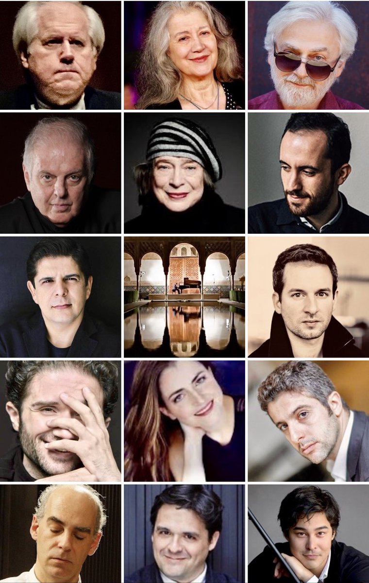 amoral07's tweet photo. Los 14 pianistas que darán vida al #FestivalGranada2020
🎹🎶
#Sokolov #Argerich #Zimerman #Barenboim #Leonskaja #Levit #Perianes #Chamayou #Fernandez #Somarriba #Negrín #Ituarte #Garvayo #Park
🎹🎵
Martes 16 JUNIO (10 horas) comienza la venta de entradas en la web del Festival
🎹 https://t.co/UMVvJWVBRx