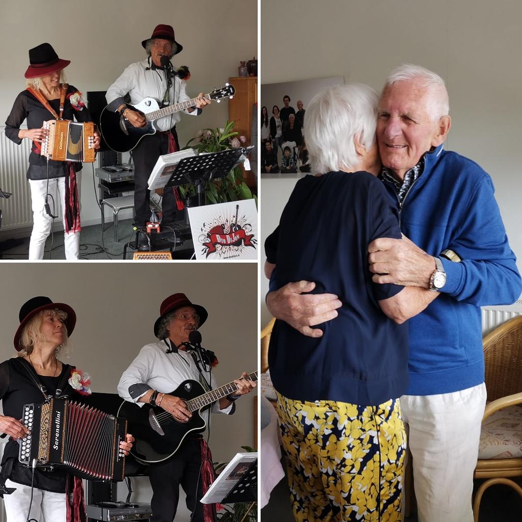 Om ons15 jarig bestaan te vieren laten we met hulp van de <a href="/vriendenloterij/">VriendenLoterij</a> landelijk 15 muzikale hartenwensen uitkomen. In Gelderland is de eerste wens vervuld door Duo Dijon met een  feestelijk thuisconcert. De sfeer zat er goed in en de voeten gingen van de vloer! #4hetleven
