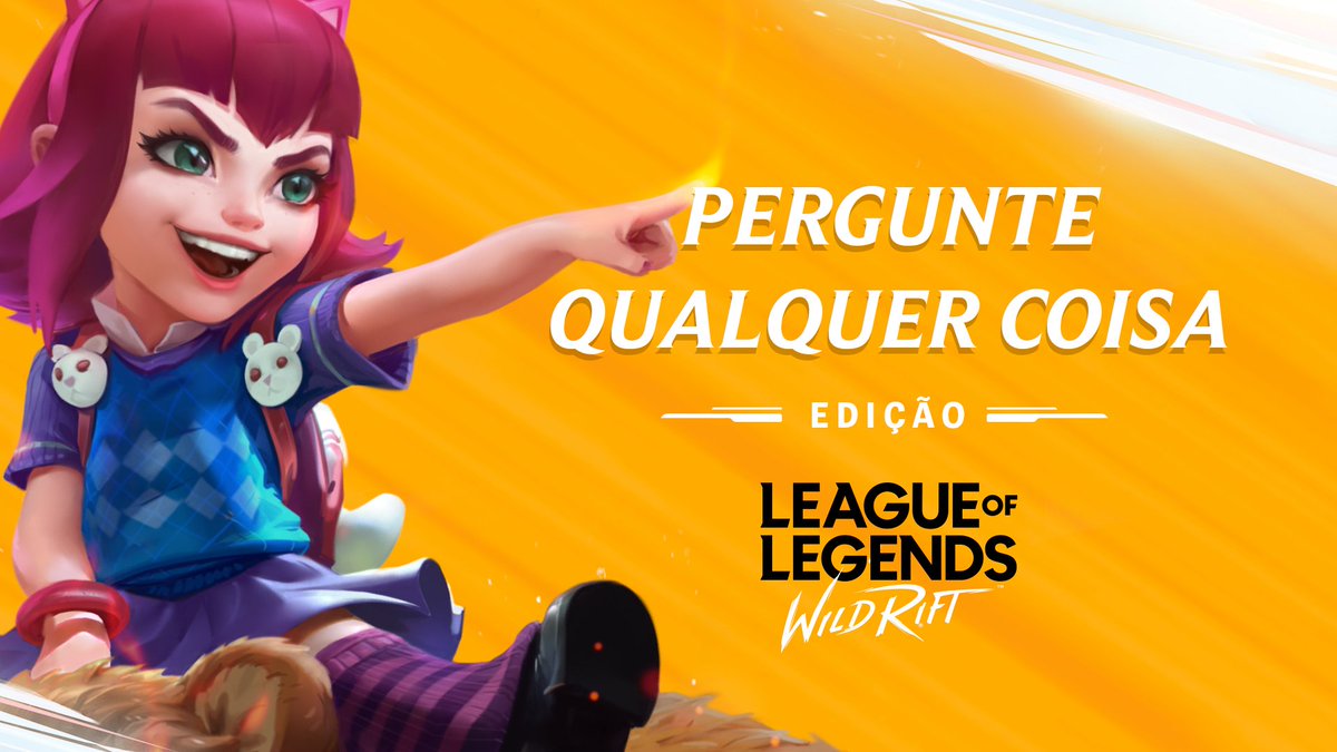 League of Legends: Wild Rift on X: Oi, pessoal! Aqui é a equipe