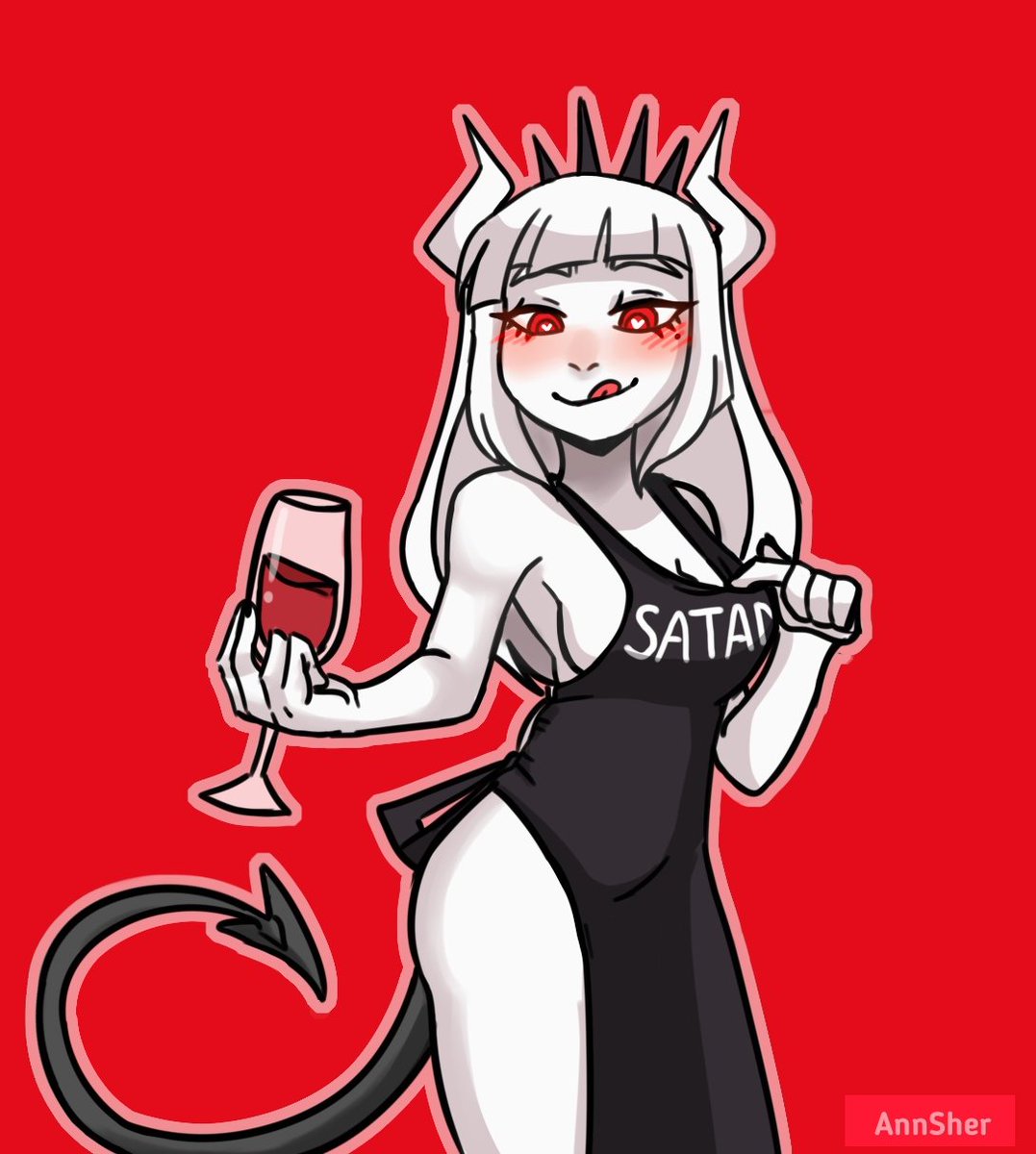 AnnSher6's tweet photo. #Helltakerfanart #Helltaker #art #Helltakerlucifer https://t.co/LradOIPawK
