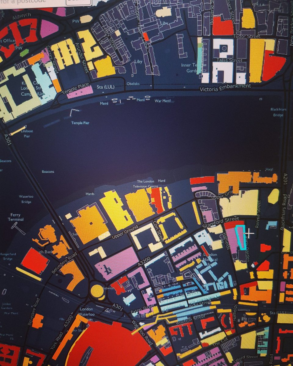 #ColouringLondon #30Daychallenge Day 15 Grade II #listed Former Clay's Printing Works, now @GryphonProprty offices (blue outline with cursor). Blt 1909 w innovative Kahn reinf concrete system. <a href="/HistoricEngland/">Historic England</a> <a href="/ucl/">UCL</a> <a href="/OrdnanceSurvey/">Ordnance Survey</a>