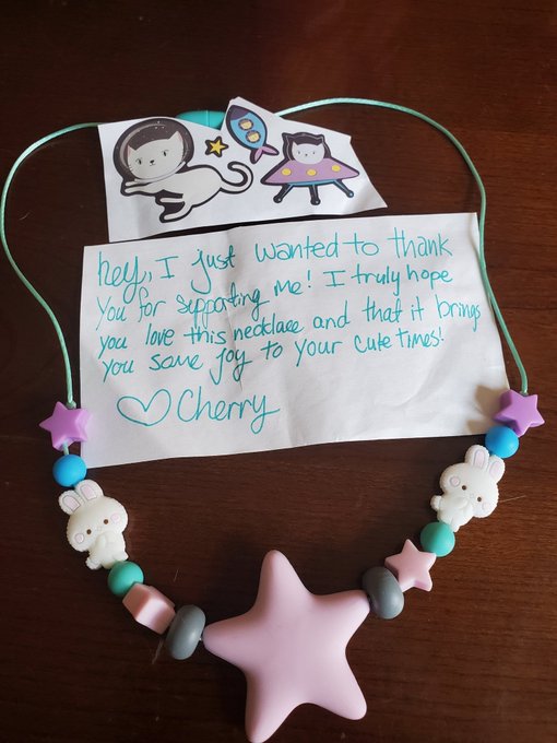 I got my beautiful chewy necklace from @AbdlCherry in the mail today! I love it SO MUCH! https://t.c<a class="tags" target="_blank" title="On Twitter" href="/?out=eyJ0eXAiOiJKV1QiLCJhbGciOiJIUzUxMiJ9.eyJpYXQiOjE3MjQ1NDA0NzUsImlzcyI6InR3cG9ybnN0YXJzLmNvbSIsIm5iZiI6MTcyNDU0MDQ3NSwiZXhwIjoxNzU2MDc2NDc1LCJyZWRpcmVjdF91cmwiOiJodHRwczovL3R3aXR0ZXIuY29tL0FiZGxDaGVycnkifQ.NpwnxcOsBvklkSPRTBDaK6jHx19kn2SJ84v3QFXr5Si8qEB_OSzfAPgfWZmp0Gy656AycxC797T9kGSmXMZPmw">@AbdlCherry</a><a href="/tag/ddlg"class="tags"><span>#ddlg</span></a>