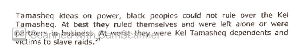 Tuareg had dominated most of modern northern Mali & Niger between the ephemeral Moor occupation of late 16th century & the European occupation. Tuareg viewed themselves as better than both blacks & European infidels.