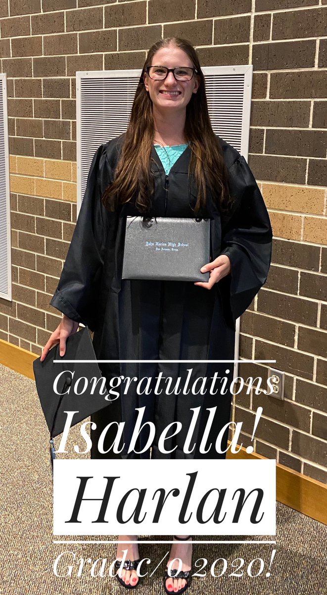 So proud of our Senior Isabella! Such a hardworking dedicated young lady! We know her future will be bright!