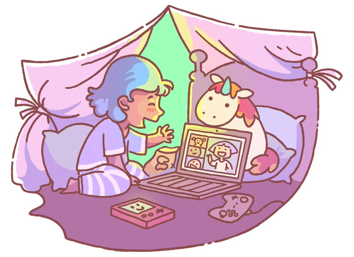 📢ANNOUNCEMENT 🤗

GMG’s U.S. summer camps are going ONLINE 👩‍💻 Make new friends, catch up with old friends, play games and ofc make a game of your own! 🎮🤩

Learn more girlsmakegames.com/virtual-camps 

Supported by <a href="/taketwo/">Take Two</a> <a href="/PlayStation/">PlayStation</a> <a href="/NintendoAmerica/">Nintendo of America</a> <a href="/GooglePlay/">Google Play</a>

Art by <a href="/bitmOO/">Ka Teixeira is @ bsky.app/profile/bitmoo.com</a>