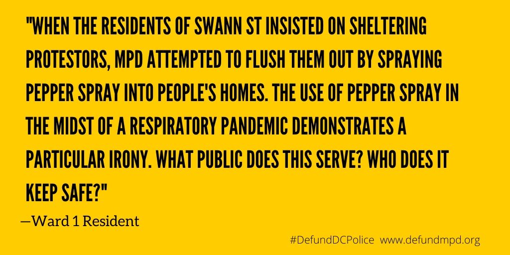 Sign our petition at defundmpd.org #DefundDCPolice