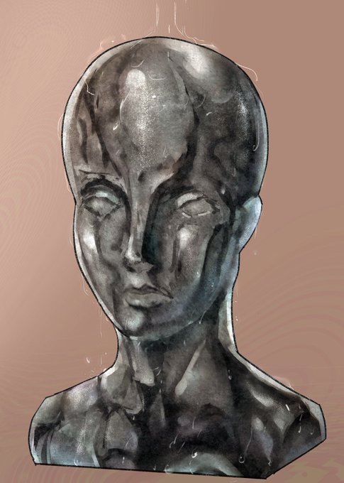 100均のマネキンヘッドを参考に石像の画像素材を作成。
石の質感を出すのに苦労した
言うまでも無い事だがブチ込む用である。
何処にとは言わないが 