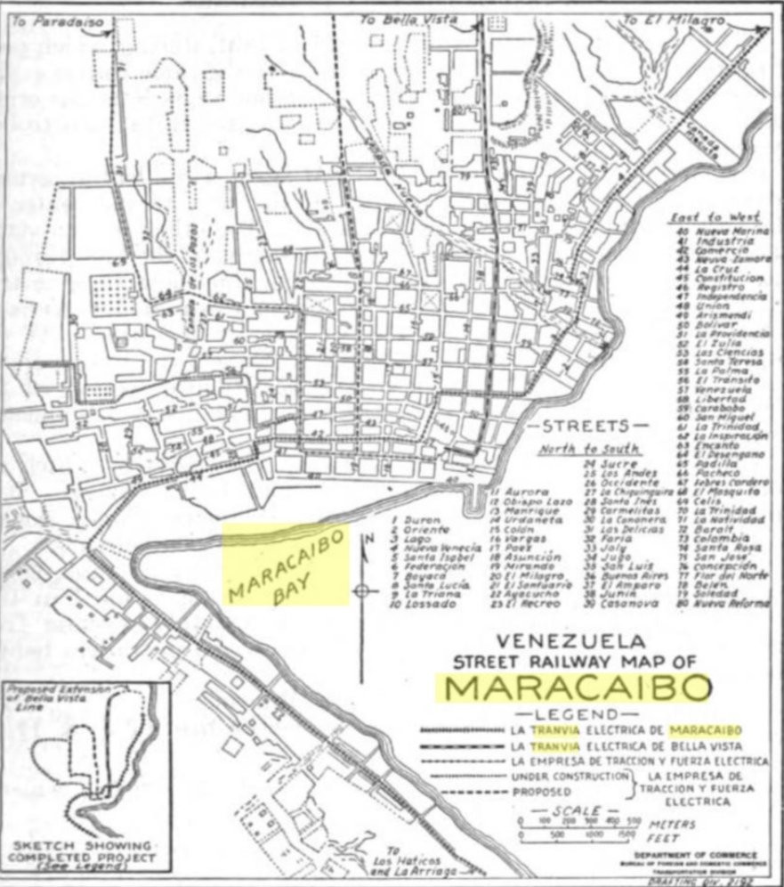 Maracaibo Vos on Twitter "Mapa de las líneas del tranvía en la ciudad