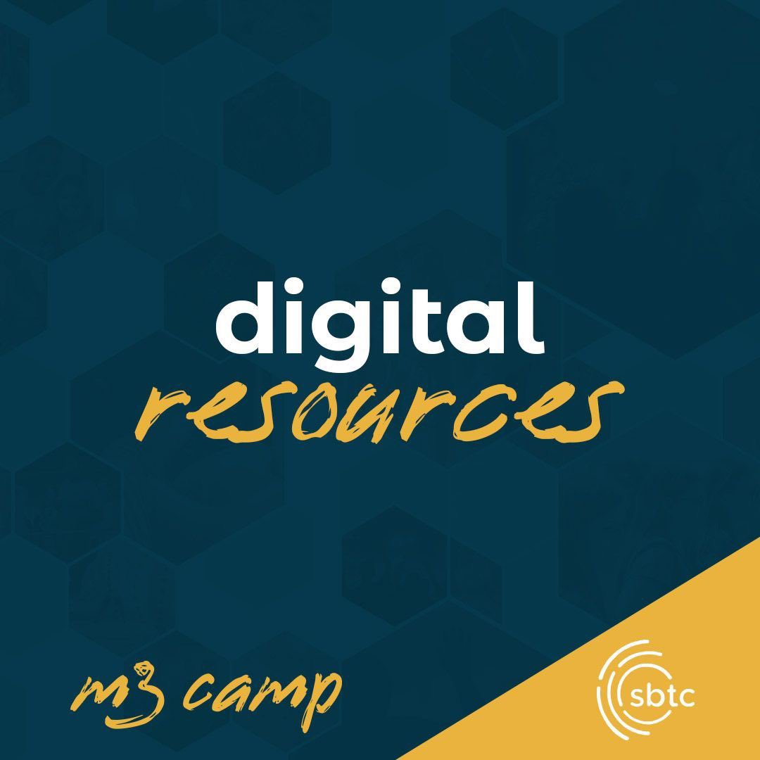M3 Digital Resources Available Now!

We've created some awesome resources for you to use this summer! You can use them to have a local camp, spread them out on sundays or wednesday, or whatever creative ways you can think of! Get them now➡️ sbtexas.com/church-ministr…
