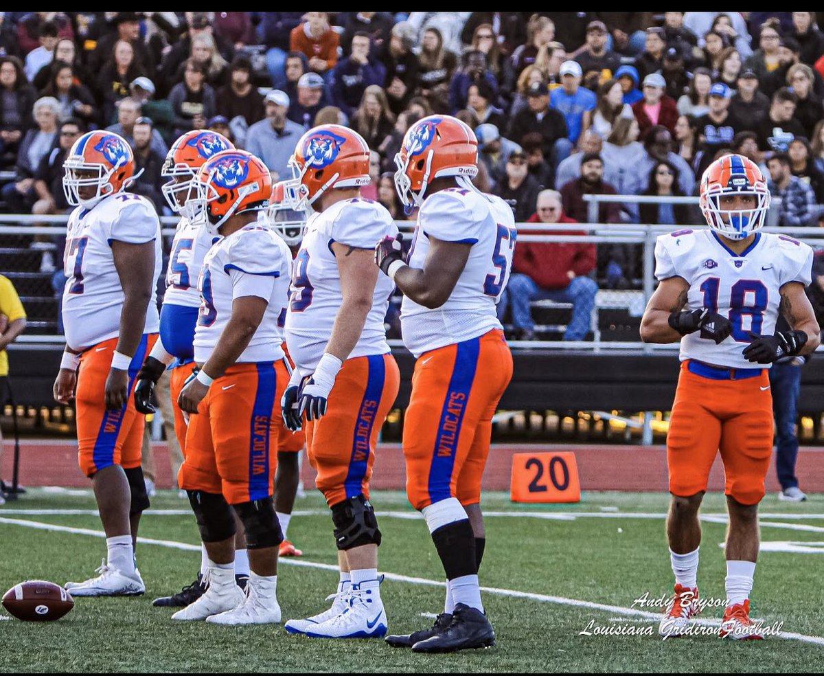 trahan_ethan's tweet photo. I just received my first official offer from Lousiana College!! @LC_ftball @Coach_Vince_  #Clawsup 🧡💙 https://t.co/Ki3hwW1mvv