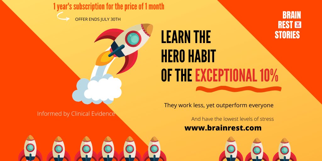 brain_rest_'s tweet image. Brain Rest Stories were informed by clinical evidence and research, they reduce stress and increase productivity. brainrest.com