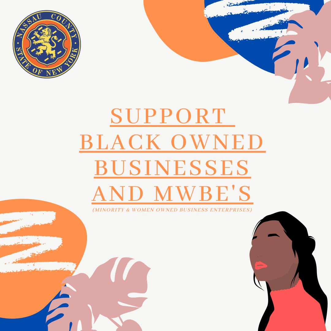 NCComptroller's tweet photo. #SupportMWBE and #BlackOwnedBusinesses PART 2 – Many are wondering how they can support the black and African-American community, so our office wants to share some helpful resources. Note that these directories do not include every MWBE or Black owned business in Nassau County
.. https://t.co/CZ5S6xeG6B