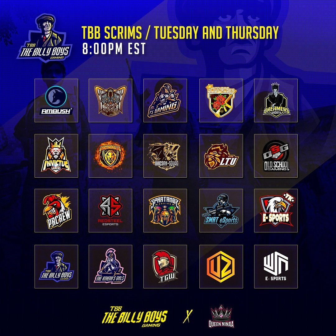 billyesports's tweet image. Los 20 equipos que estarán participando estos últimos 4 dias del mes de junio TBB SCRIMS.

The 20 teams that will be participating these last 4 days of TBB SCRIMS. @EsportsPUBGM @PUBGMOBILE @FacebookGaming  #eSports #PUBGMOBILE #scrims #facebookgaming