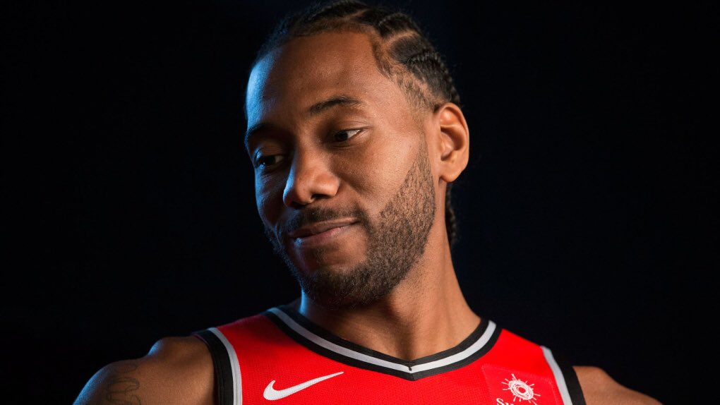 Kawhi Leonard, but every time you scroll his smile gets bigger.A thread.