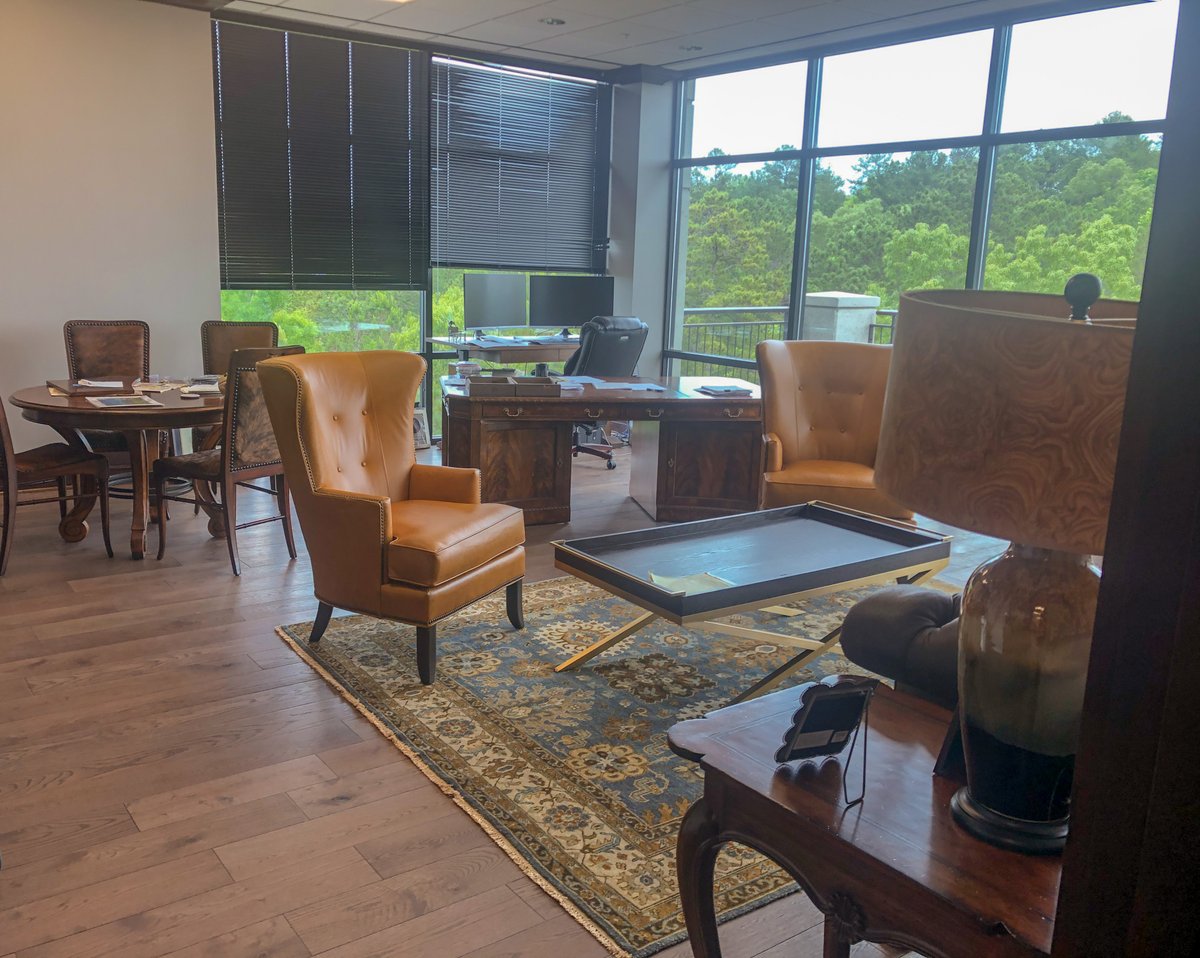 Southerncpt's tweet photo. Southern Carpet completed last month, the flooring coverage of @WettermarkKeith new office space in Birmingham, AL.
Carpet tile and hardwood by @MohawkGroup
#Southerncpt https://t.co/Mph0peAYet