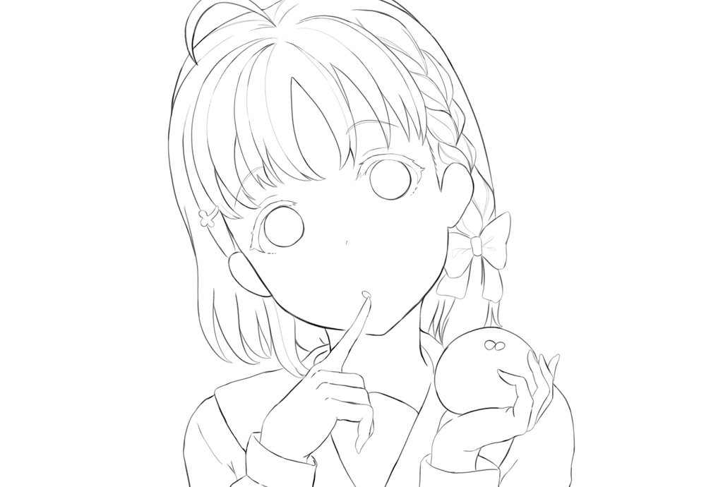 made some small changes on my lineart. 
#wip #lovelive 
