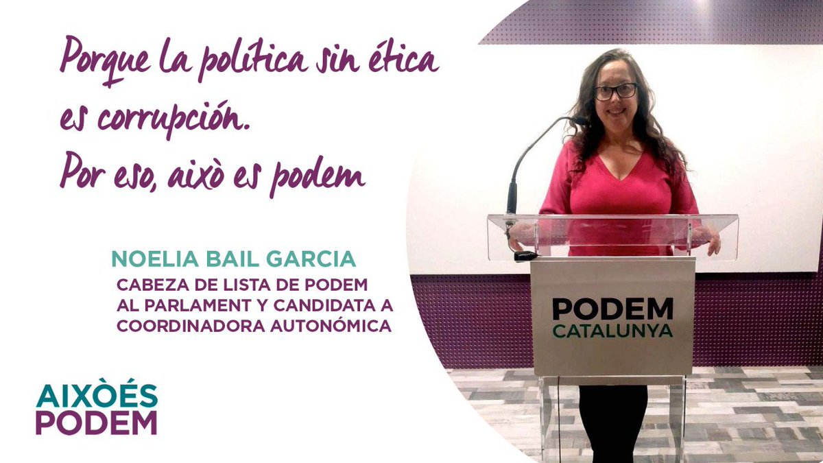 aixoespodem's tweet photo. En Catalunya la historia la escribes tú, para que podem eche raíces vota a Noelia Bail #aixoespodem #EcharRaices https://t.co/rPQDzzNehU https://t.co/kFPBKEgrjI