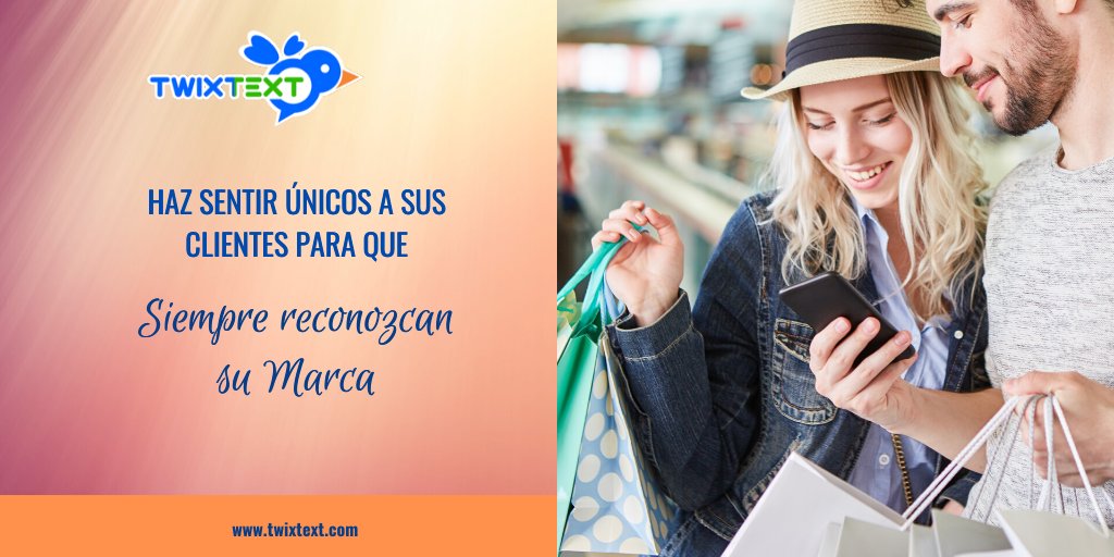 TwixTextSMS's tweet image. Personalice sus campañas de SMS masivos, agregando el nombre del destinatario y más, hará que sus clientes se identifiquen con su marca y compran más ¡Twixtext es la plataforma ideal para hacerlo! Comience hoy: buff.ly/2GPvmGC

Contáctenos: +18889248341
sales@twixtext.com