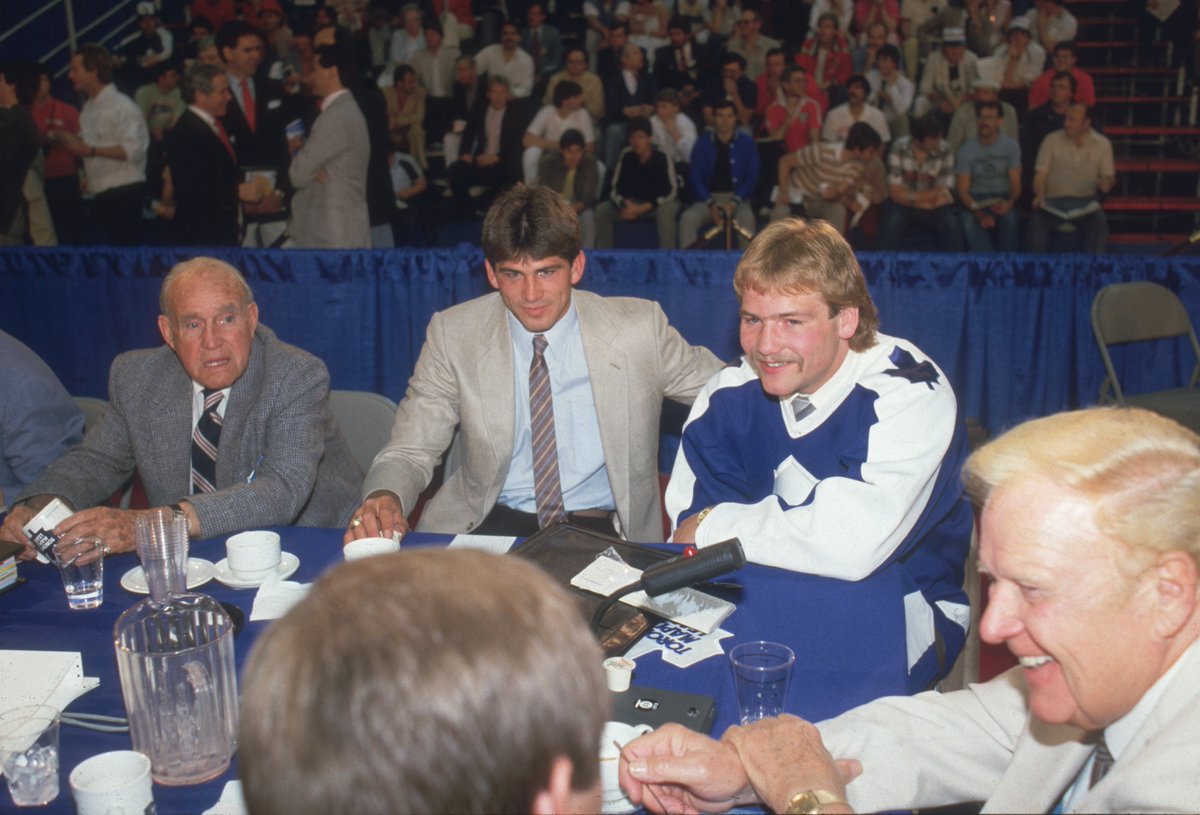 MapleLeafs's tweet photo. 35 years ago today, @wendelclark17 joined Leafs Nation!

What's your favourite Wendel memory?

#LeafsForever https://t.co/vMqCjEK6DE