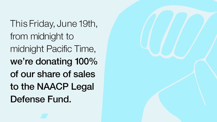 EatYourOwnEars's tweet image. This Friday @Bandcamp are donating

“100% of their share of sales to @NAACP_LDF to support racial justice, equality and change” 

daily.bandcamp.com/features/bandc…