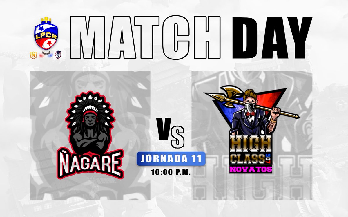 #LPCR2 | MATCH DAY!

🗓 | ¡HOY! 15/6/20
🕙 | 10:00 P.M.
⚔️ | <a href="/NagaresTeam/">Team Ñagares® 🇵🇦</a> 🆚 <a href="/HighClass507pa/">HIGHCLASS507</a>

#LigaPanameñaCR 🇵🇦