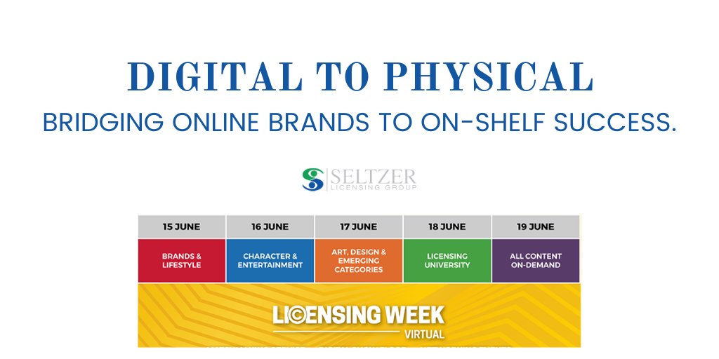 Don't miss tomorrow's virtual panel, From Digital to Physical, Bridge Online Brands to On-shelf Success, moderated by our own, Stu Seltzer. Learn how to build a successful digital entertainment brand. Register here: informamarkets.6connex.com/event/Licensin… #brandlicensing #licensingexpo