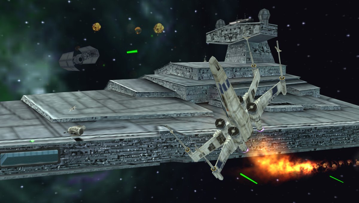 2007Star Wars Battlefront: Renegade Squadron (PSP) by  @Rebellion Very impressive for a PlayStation Portable.
