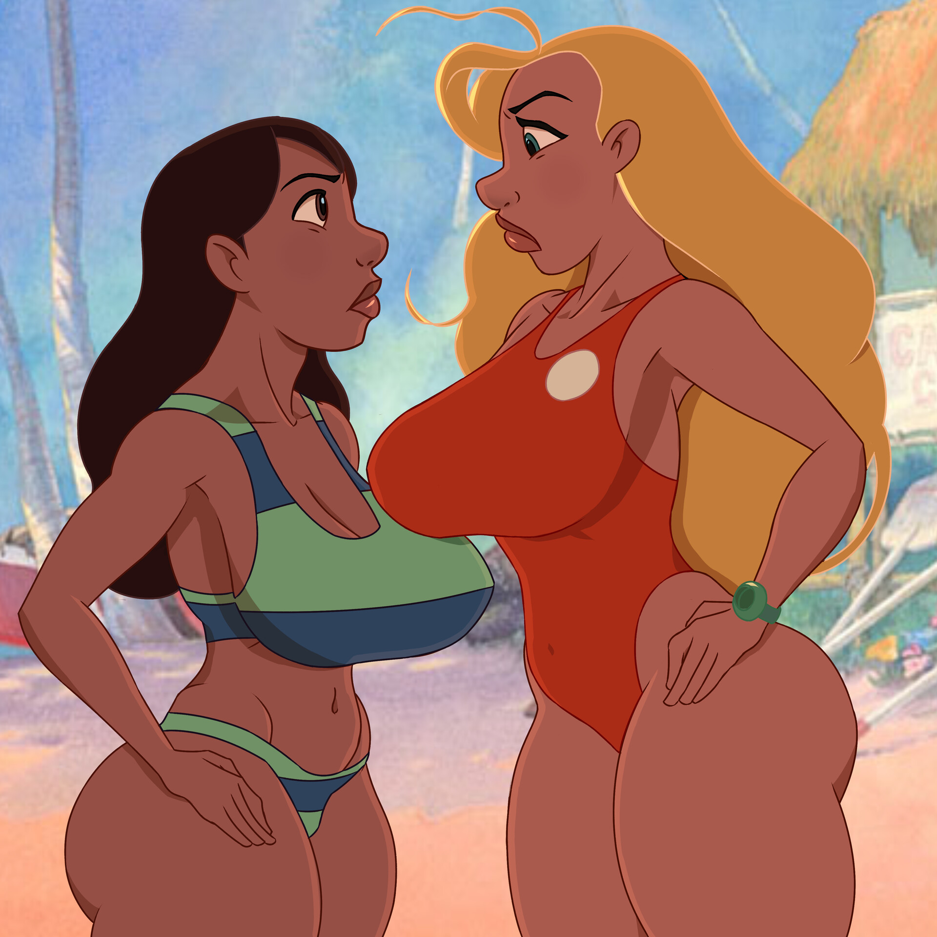 Sidney Tucker On Twitter Nani Pelekai And Lifeguardlilo And Stitch By