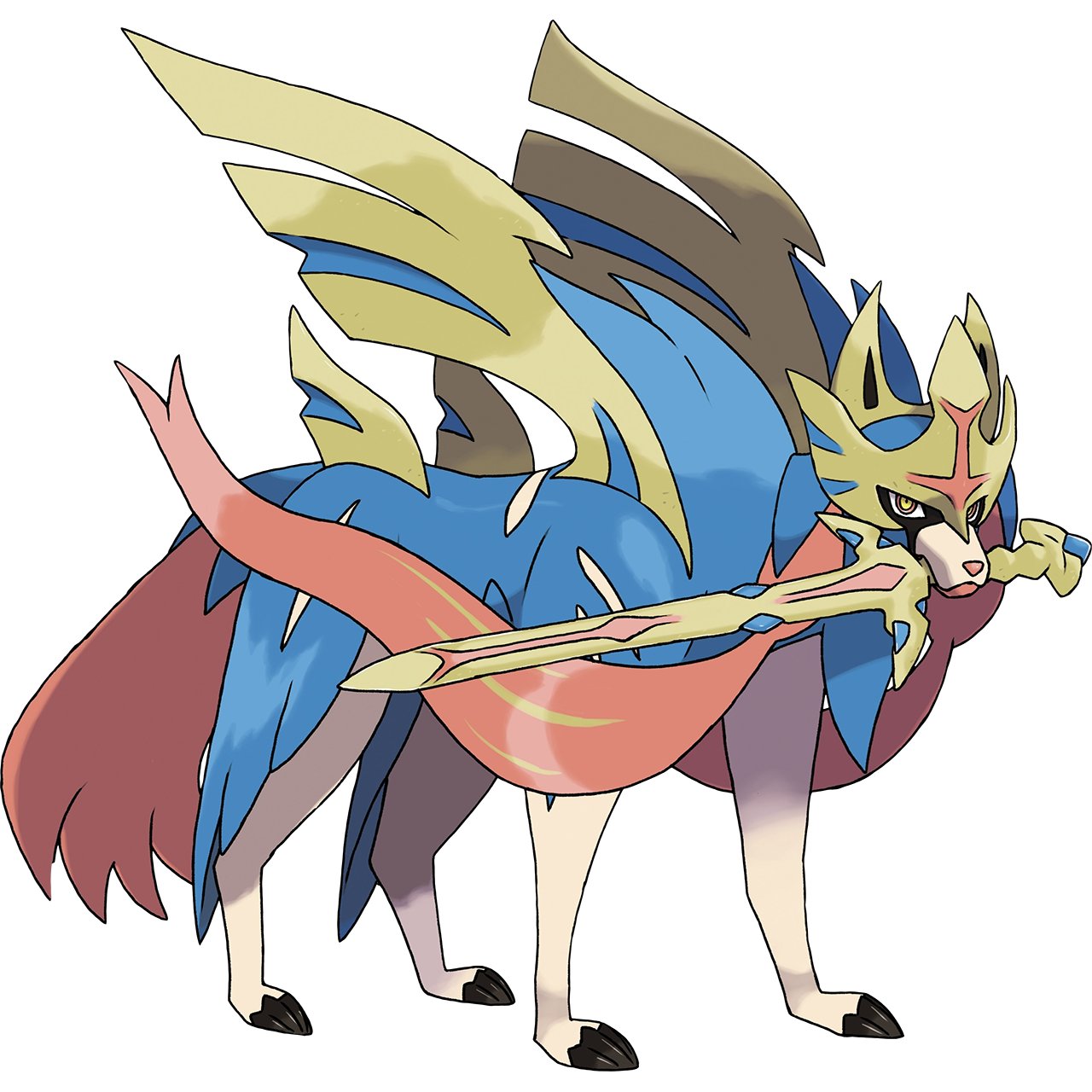 Pokemon Arts And Facts On Twitter Zacian Is Described As Possibly Being Zamazenta S Older Sister In The Pokedex In The English And Japanese Languages Implying It Has A Female Gender Despite This