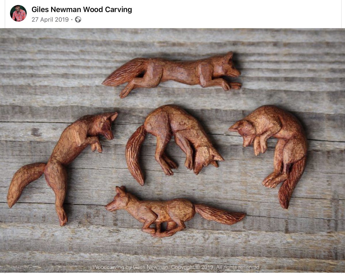 A very realistic snake walking stick, Valentin Alushi stone carved ram then very well carved tiny foxes