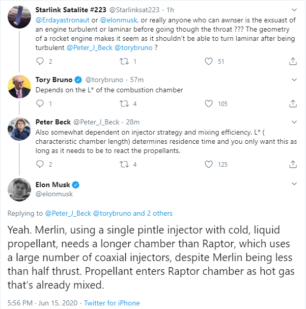 thesheetztweetz's tweet photo. 3 U.S. rocket CEOs responding to a Twitter account with 10 followers, who asked about the exhaust flow of a rocket engine.

Your daily reminder that this website is still free: https://t.co/PT4kjkvzhB