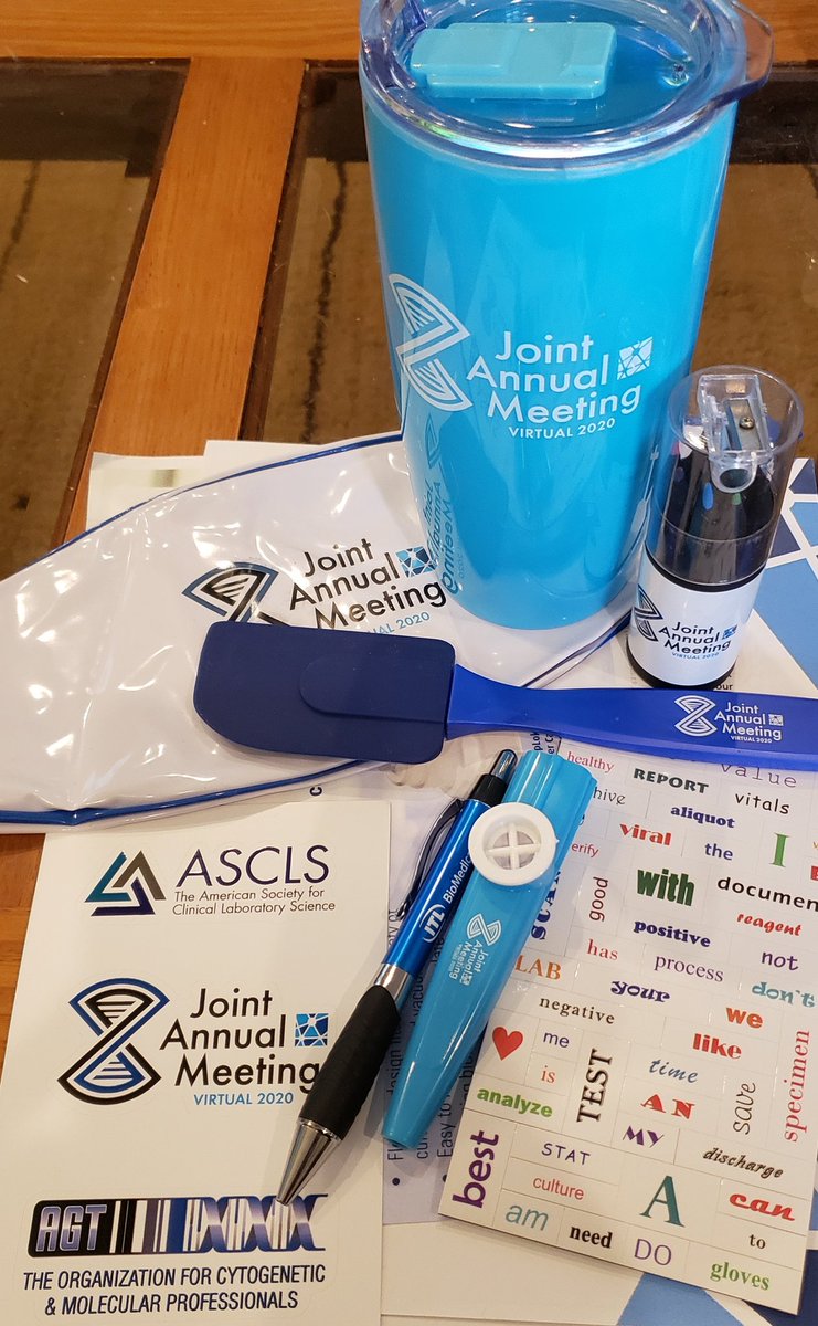 LabScienceLife's tweet photo. Surprise "swag" box arrived today!
Looking forward to all of the learning opportunities!
#Labucate20 #JAM_Pack #ASCLS https://t.co/xEKBYEEuz2