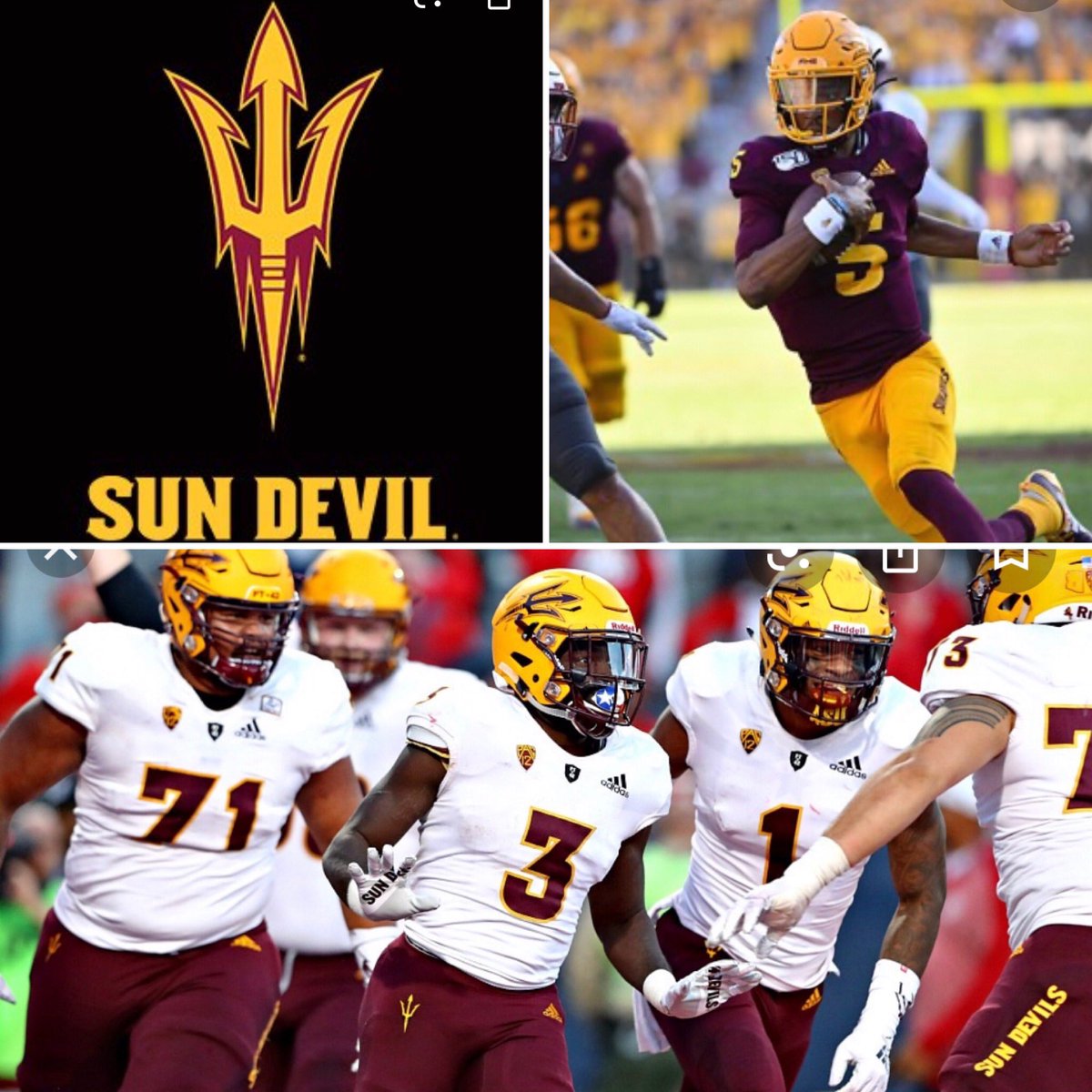 Just received an offer from Arizona State University thanks to <a href="/AdamBreneman81/">Adam Breneman</a> @KevinMawae an the rest of the coaching staff‼️‼️ <a href="/AllenTrieu/">Allen Trieu</a> <a href="/Bryan_Ault/">Bryan Ault - Midwest Scout</a> <a href="/SWiltfong247/">Mark Penis</a> @PetarFox55 @JPrinceFOX55 <a href="/zwelklin260/">Zach Welklin</a> <a href="/SniderFB/">Snider Football</a> <a href="/IndianaPreps/">Indiana Preps</a>