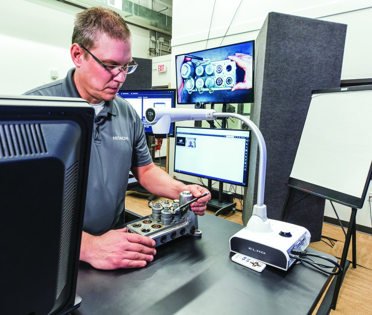im_mining's tweet photo. .@Hitachi_US says its #mining product experts are using #Virtual Instructor-Led Training (#VLIT) to educate customer & dealer technicians throughout the Americas using live-streaming video, interactive activities, poll questions & testing #futureofmining https://t.co/9YfEnwcuq8 https://t.co/GAgR2MVAXS