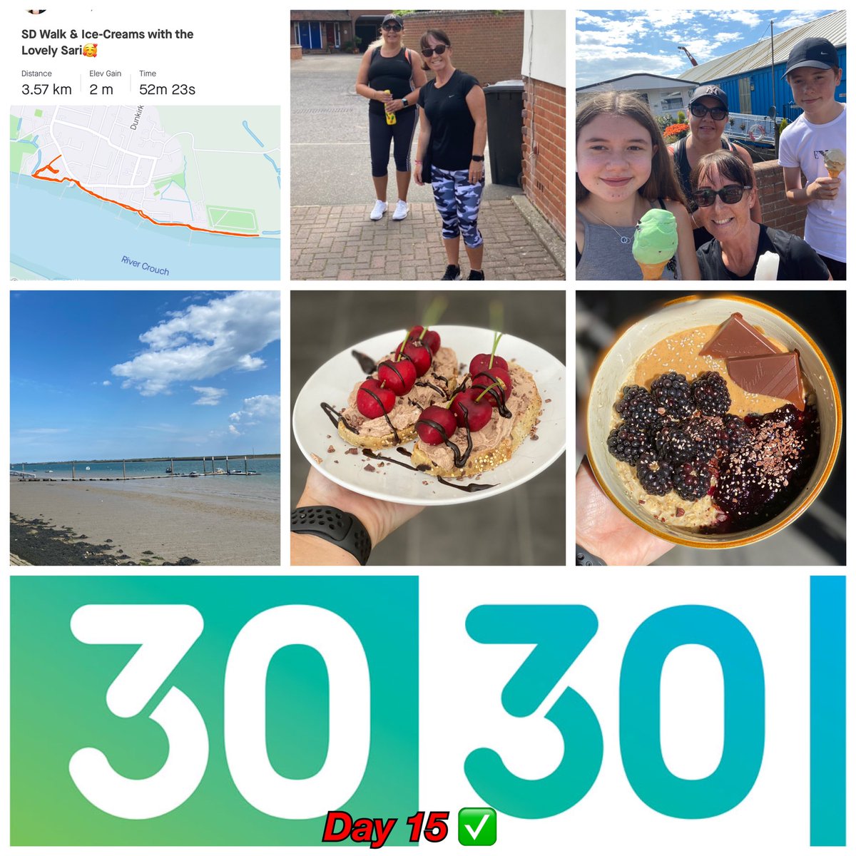 Day 15 ✅ Monday’s are my day of rest... repair &amp; recovery is vital.. I run 6 days a week and Mondays rest day is very much needed...but rest doesn’t mean I can’t enjoy a lovely social distancing walk with a friend to keep me on track for <a href="/3030Essex/">3030Essex</a> 💪🏼 <a href="/ActiveEssex/">ActiveEssex</a>