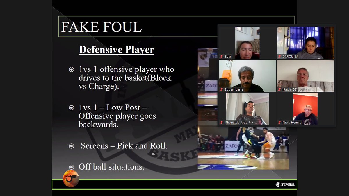 fimba's tweet photo. The FIMBA Referees Team notstop continues improving talks in English. We congratulate Giorgos Papadopoulos (Greece) for superb presentation.
#FIMBAMaxibasketball #FIMBArefereeteam #Trainingcycle #Togetherwegrow https://t.co/Zp3QWWiy7V